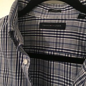 Tommy Hilfiger Slim Fit Plaid Woven Button Up